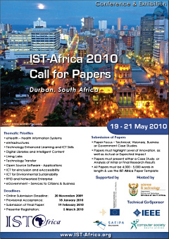 IST-Africa 2010 Call for Papers