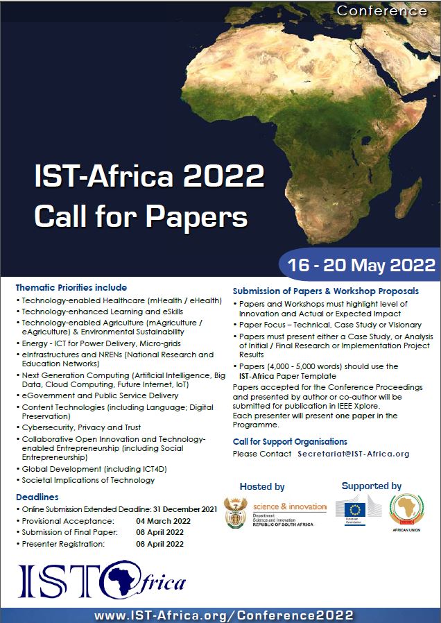 IST-Africa 2022 Call for Papers