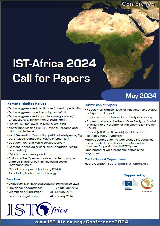 IST-Africa 2024 Call for Papers