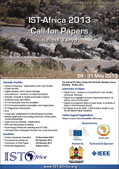 IST-Africa 2013 Call for Papers